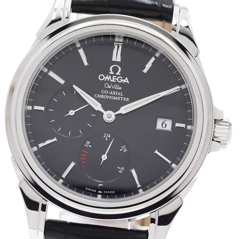 オメガ OMEGA 4833.41.31 デビル コーアクシャル GMT 稼働中 楽天市場