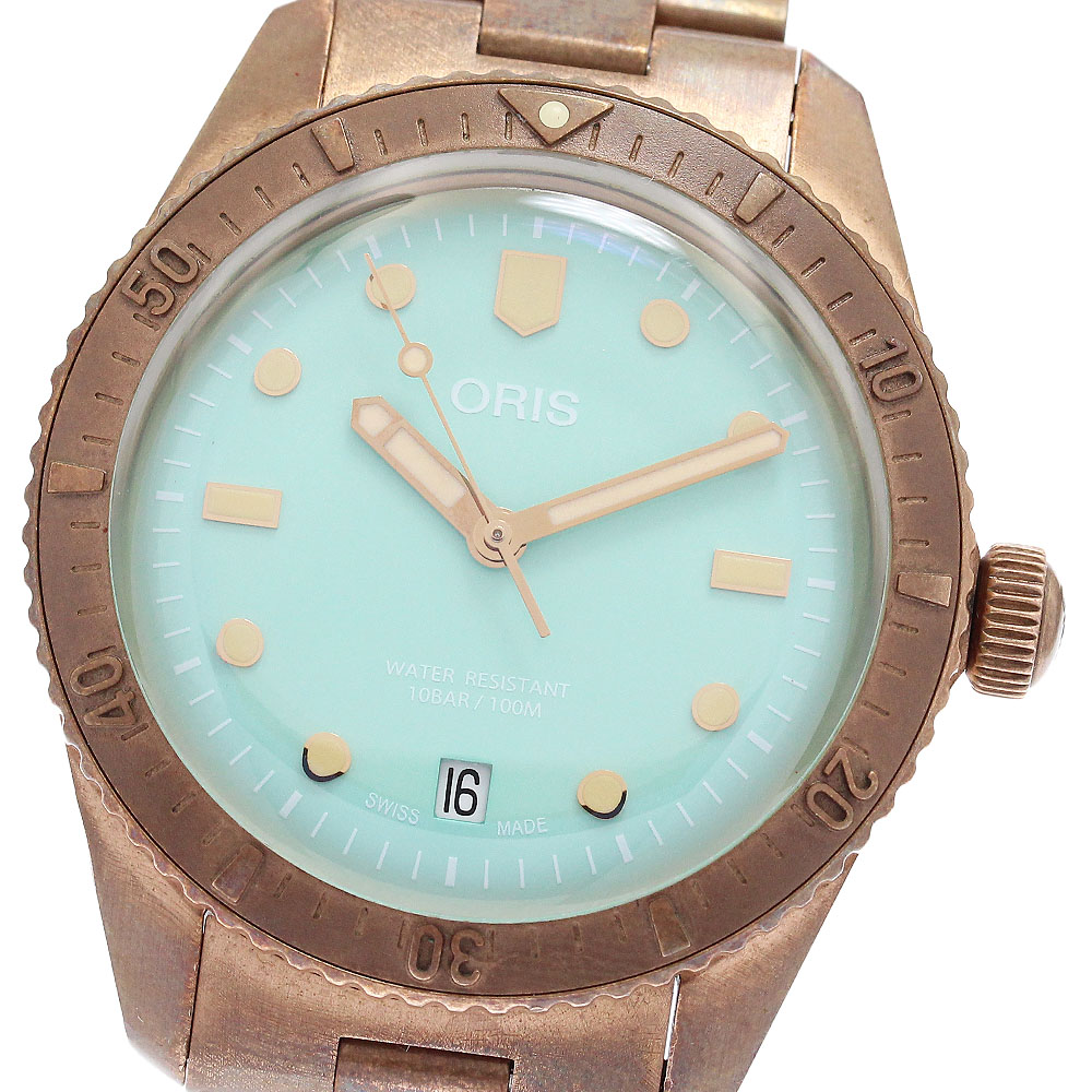 楽天市場】オリス ORIS 7562P ダイバー デイト 自動巻き メンズ