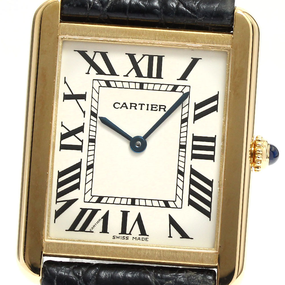 楽天市場】カルティエ Cartier タンクソロ LM メンズ K18PG ピンク