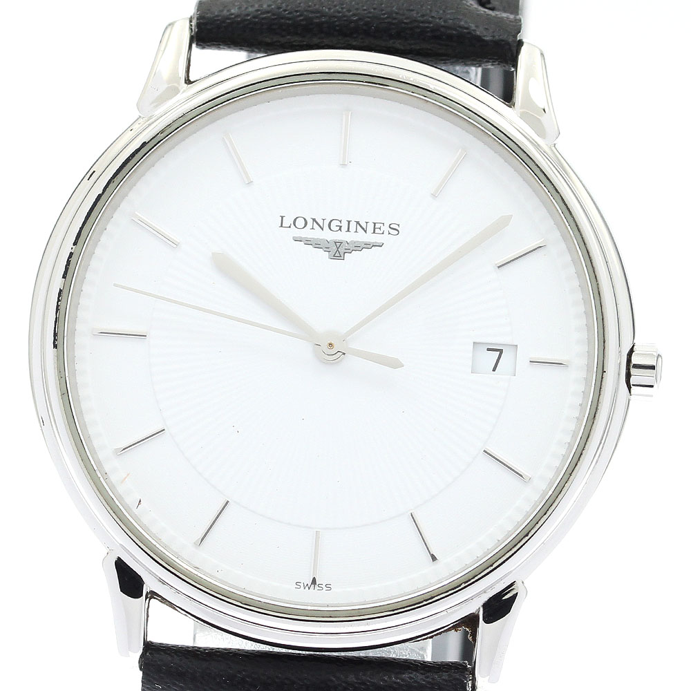 ロンジン グランドクラシック　L4.637.2　メンズ　クォーツ 　稼働品 楽天市場】☆良品【LONGINES】ロンジン グランドクラシック L4
