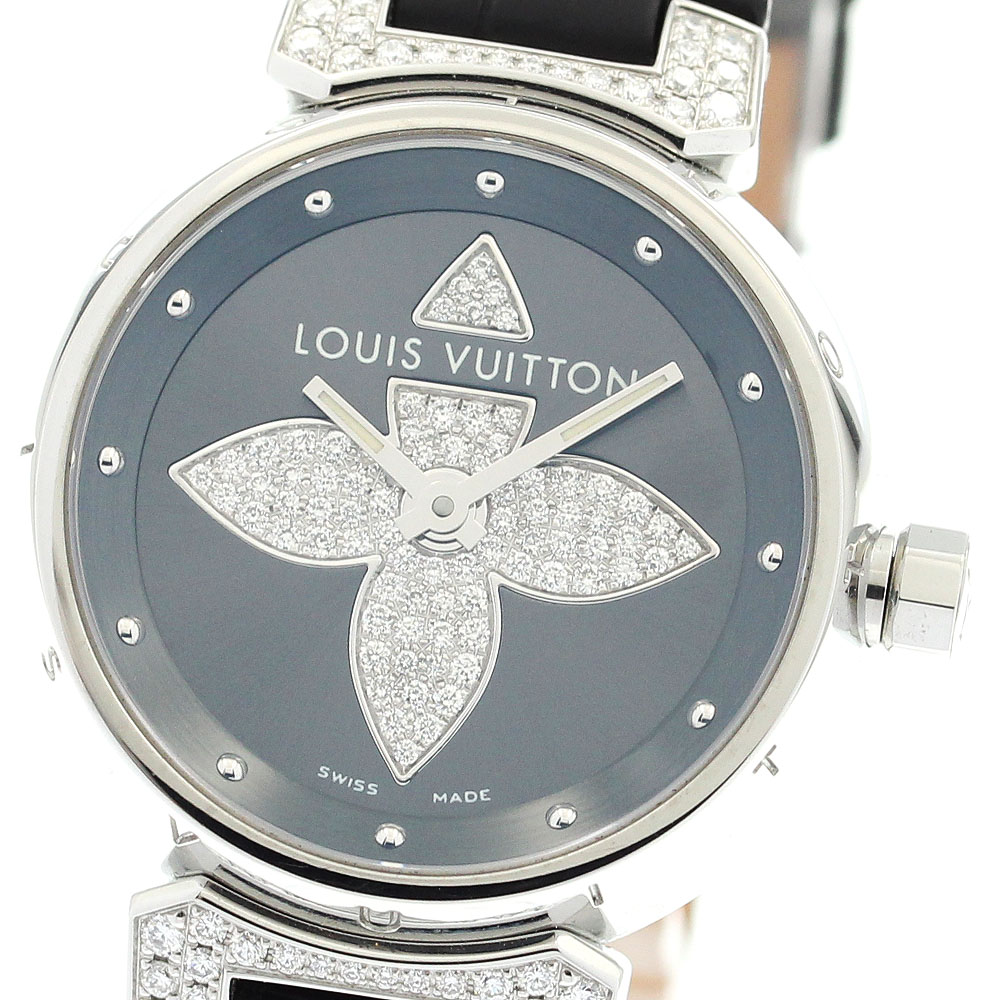 楽天市場】ルイ・ヴィトン LOUIS VUITTON Q121B タンブール クォーツ  