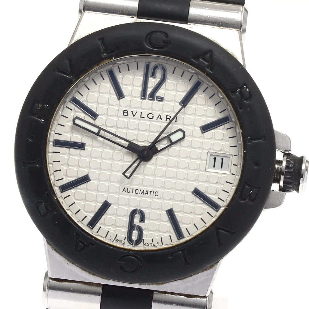 楽天市場】ブルガリ BVLGARI DG35SV ディアゴノ デイト 自動巻き