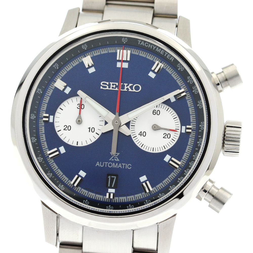 セイコー SEIKO SBEC017/8R46-00B0 プロスペックス スピードタイマー クロノグラフ 自動巻き メンズ 美品 箱付き_890535【中古】｜CLOSER