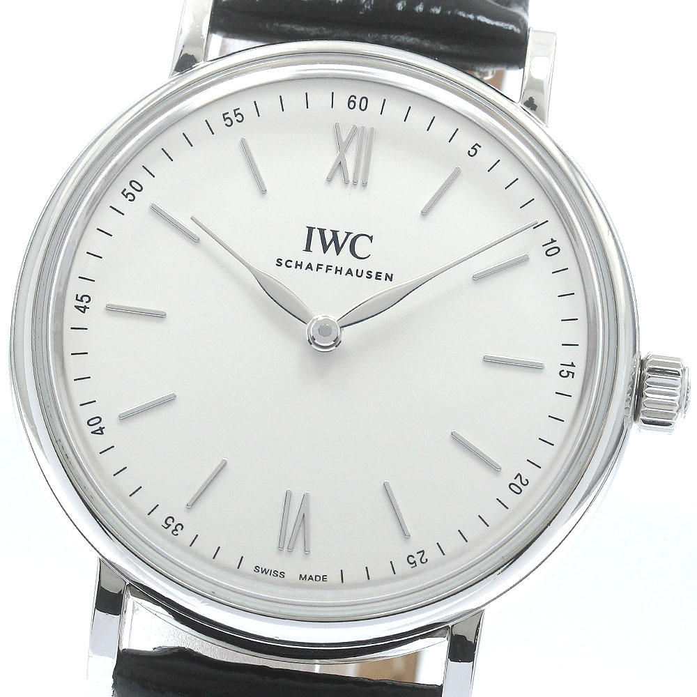 IWC IWC SCHAFFHAUSEN IW511102 ポートフィノ ピュアクラシック ハンドワインド 手巻き メンズ 保証書付き_891258【中古】｜CLOSER 246,400円