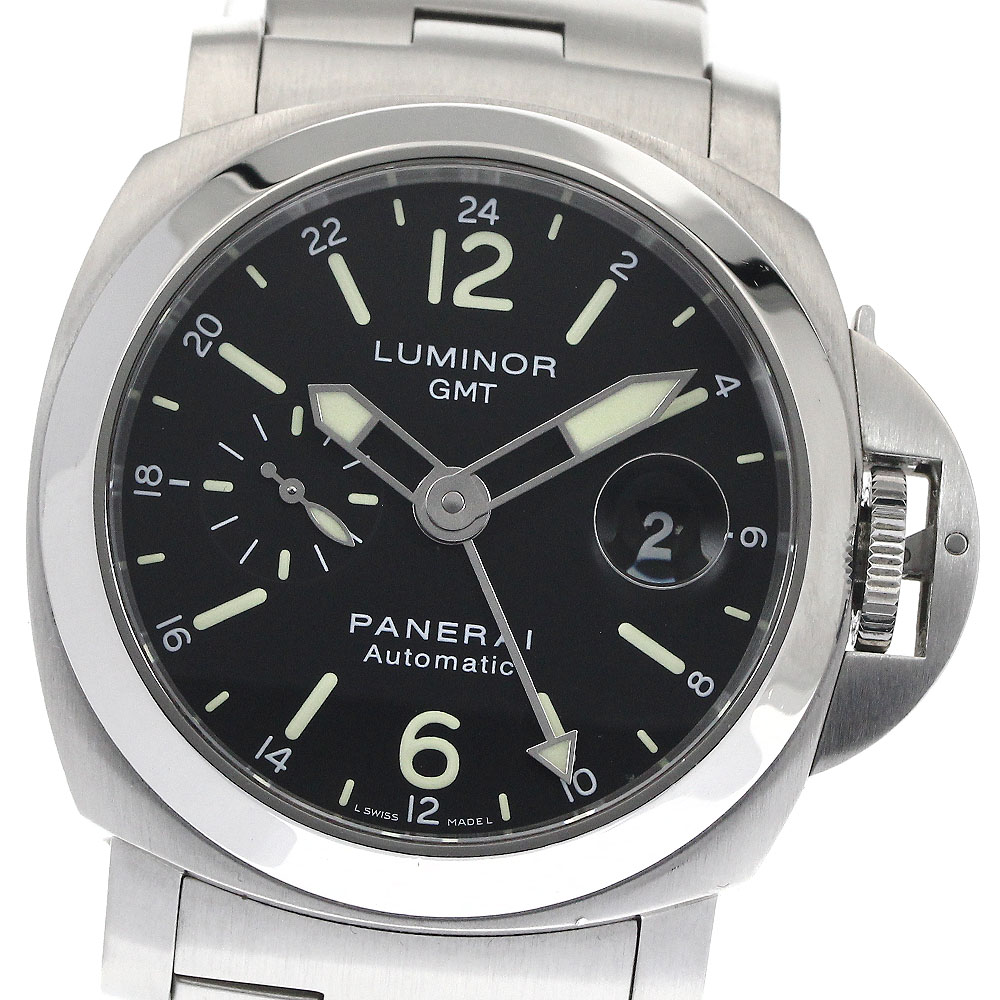 パネライ PANERAI PAM00297 ルミノール GMT デイト スモールセコンド 自動巻き メンズ _875837【中古】