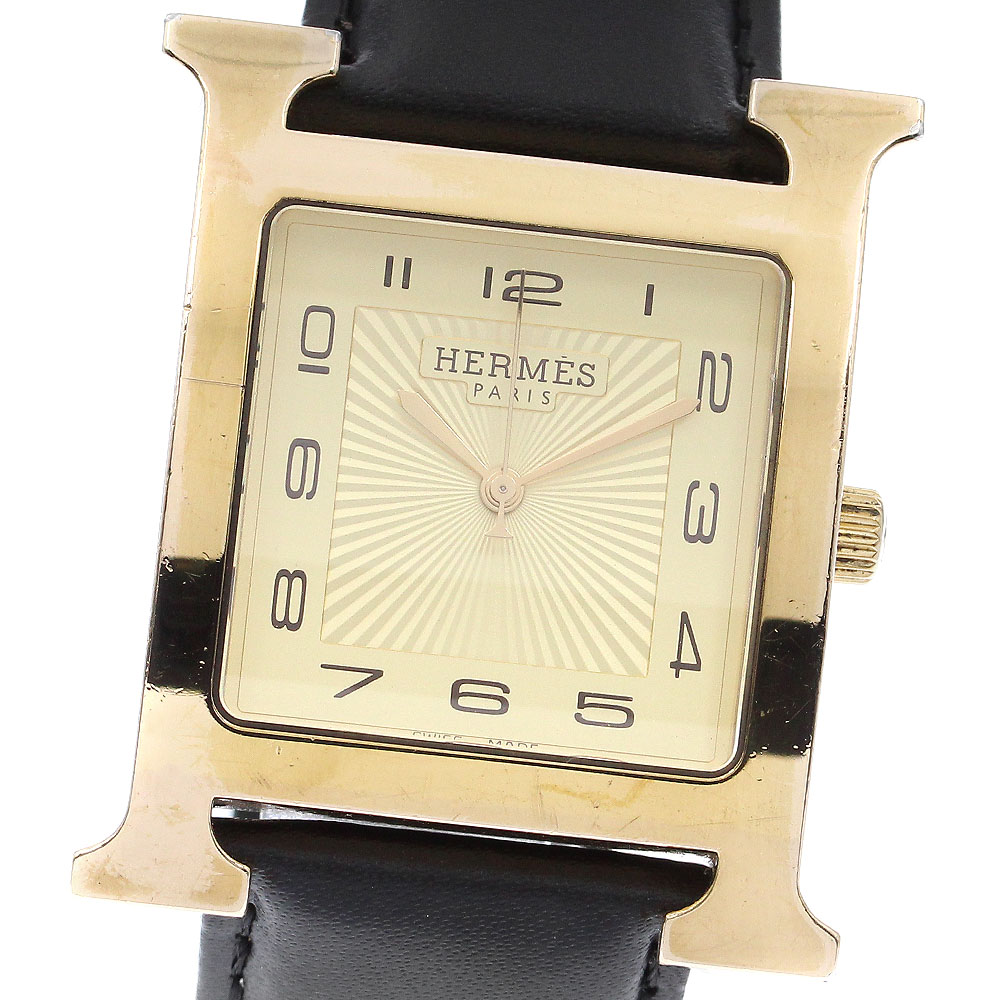 HERMES 腕時計(箱、保証書あり) 楽天市場】☆保証書付き【HERMES】エルメス Hウォッチ デイト