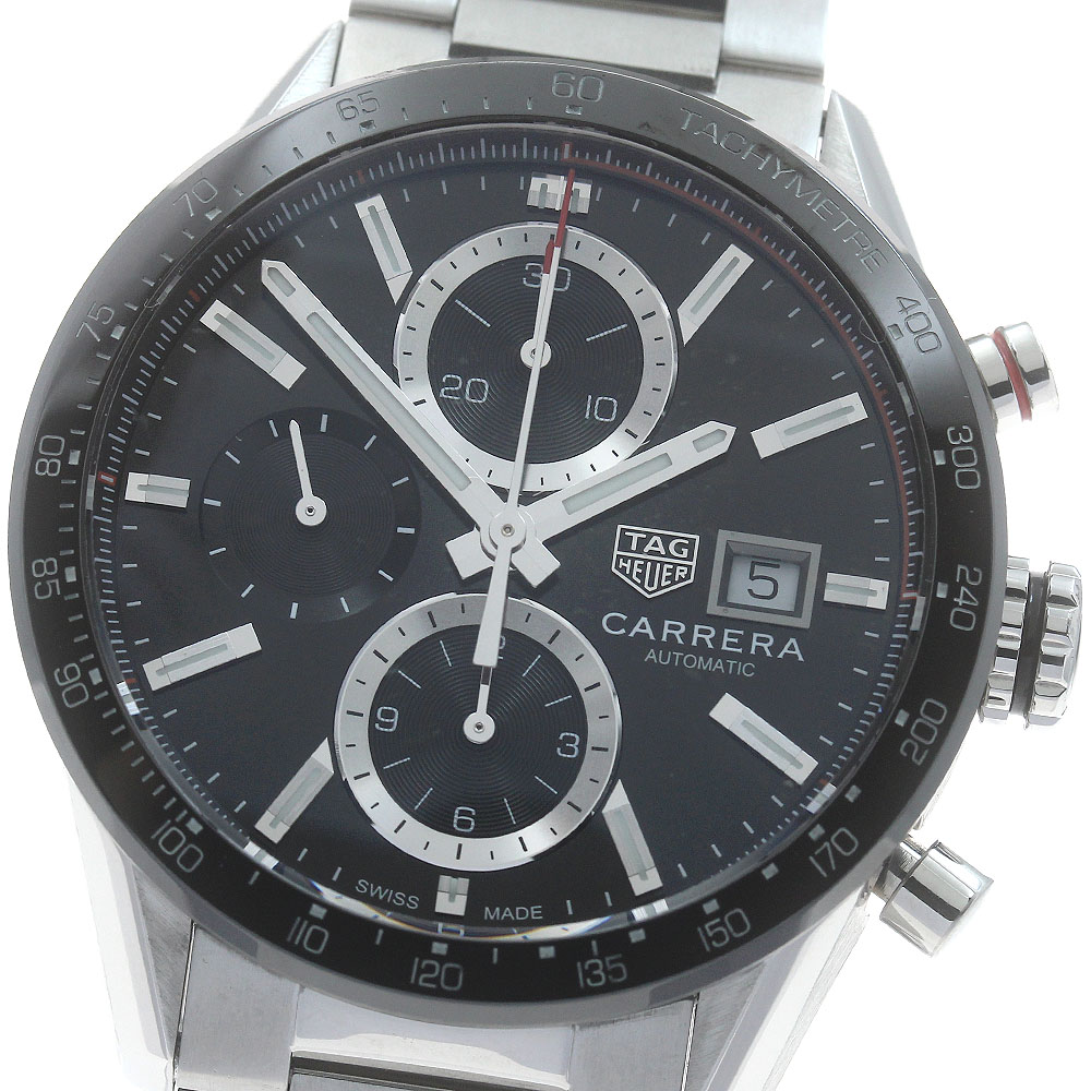 タグホイヤー TAG HEUER CBM2110-0 カレラ キャリバー16 クロノグラフ デイト 自動小銃一巻き メンズ _890691【電子ボルト15】【中古】