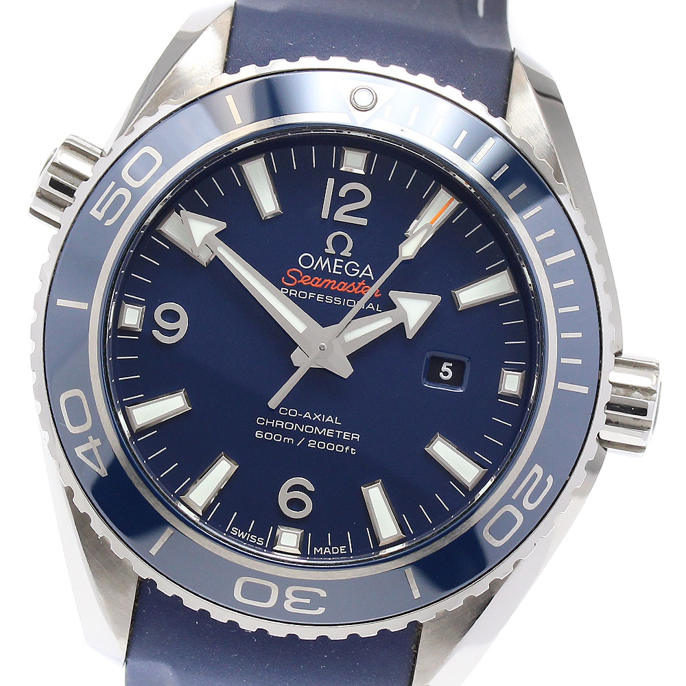 ゼロ OMEGA 232.92.38.20.03.001 シーマスター プラネットオーシャン デイト 自動小銃一巻き ボーイズ 良品 _877408【中古】