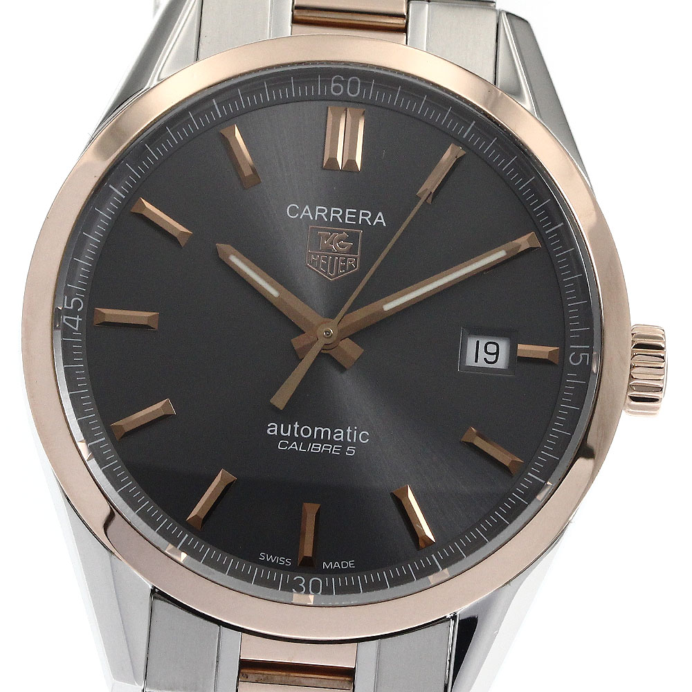 タグホイヤー TAG HEUER WV215F カレラ キャリバー5 デイト 自動巻き メンズ 良品 _888968【ev15】【中古】｜CLOSER