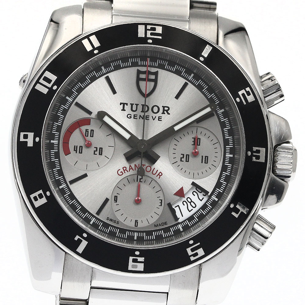 ベルト訳あり チュードル TUDOR 20350 グランツアー クロノ 自動巻き メンズ _891563【中古】 169,400円