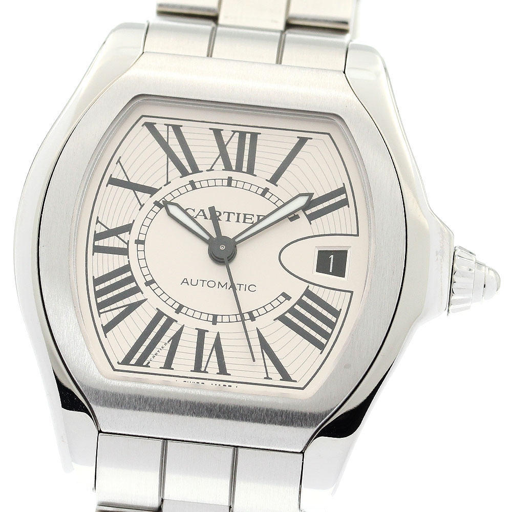 カルティエ CARTIER W6206017 ロードスター LM デイト 自動巻き メンズ 良品 _894307【中古】