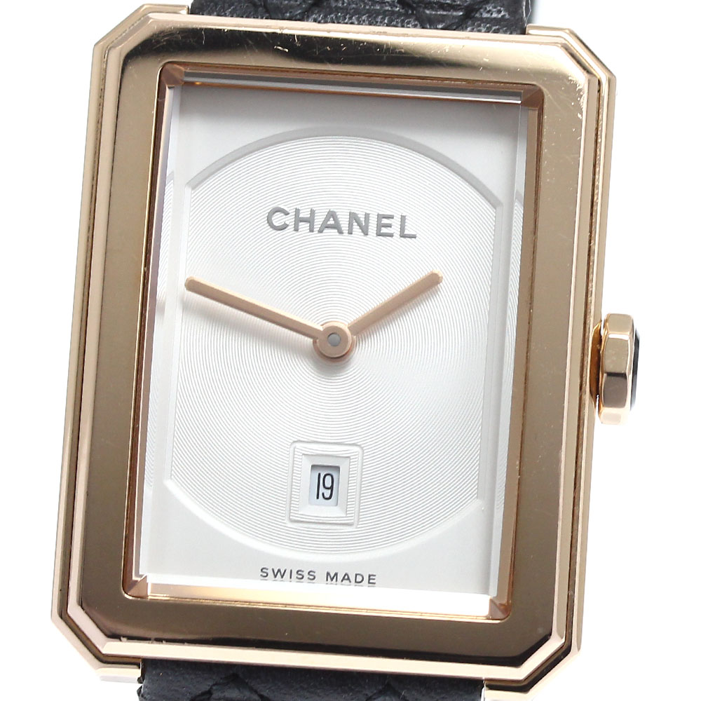 シャネル CHANEL H6588 ボーイフレンド K18PG デイト クォーツ ボーイズ 箱・保証書付き_875634【中古】|CLOSER