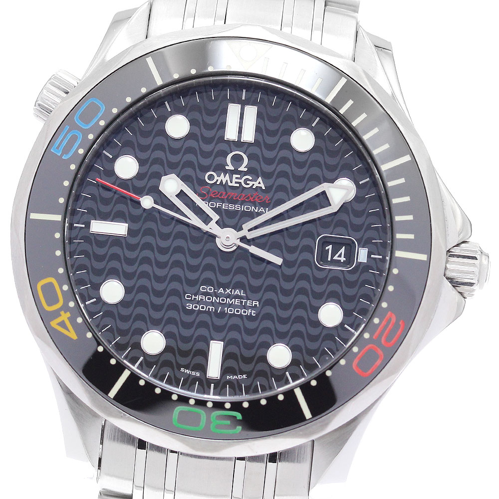 オメガ OMEGA 522.30.41.20.01.001 シ?ーマスタ?ー 300M? リオ2016 リミテッドエディショ?ン 自動巻き メンズ 保証書付き_890207【中古】