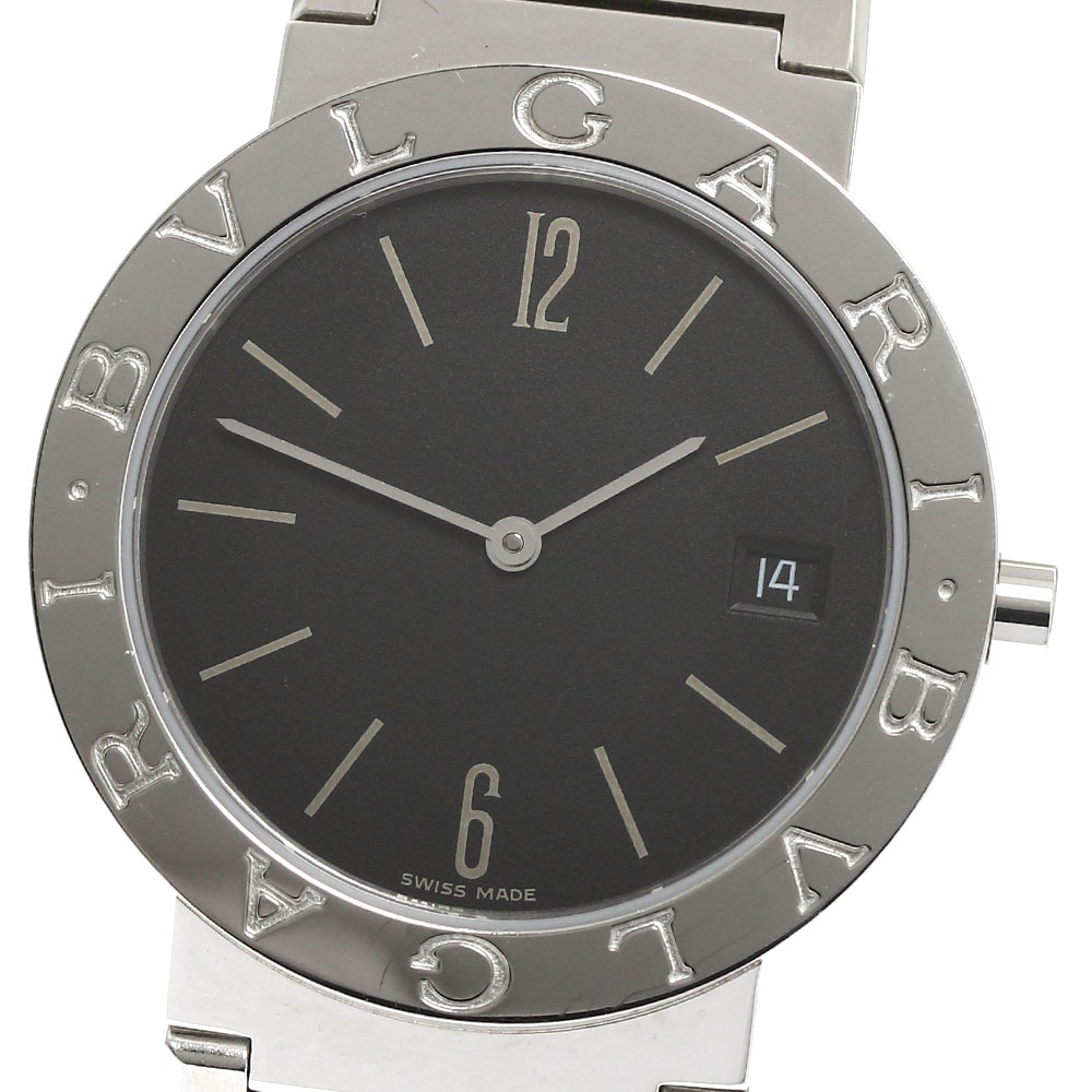 専用BVLGARI ブラックダイヤル 時計　BB 33 SS 電池交換必要 BVLGARI BB 33 SS