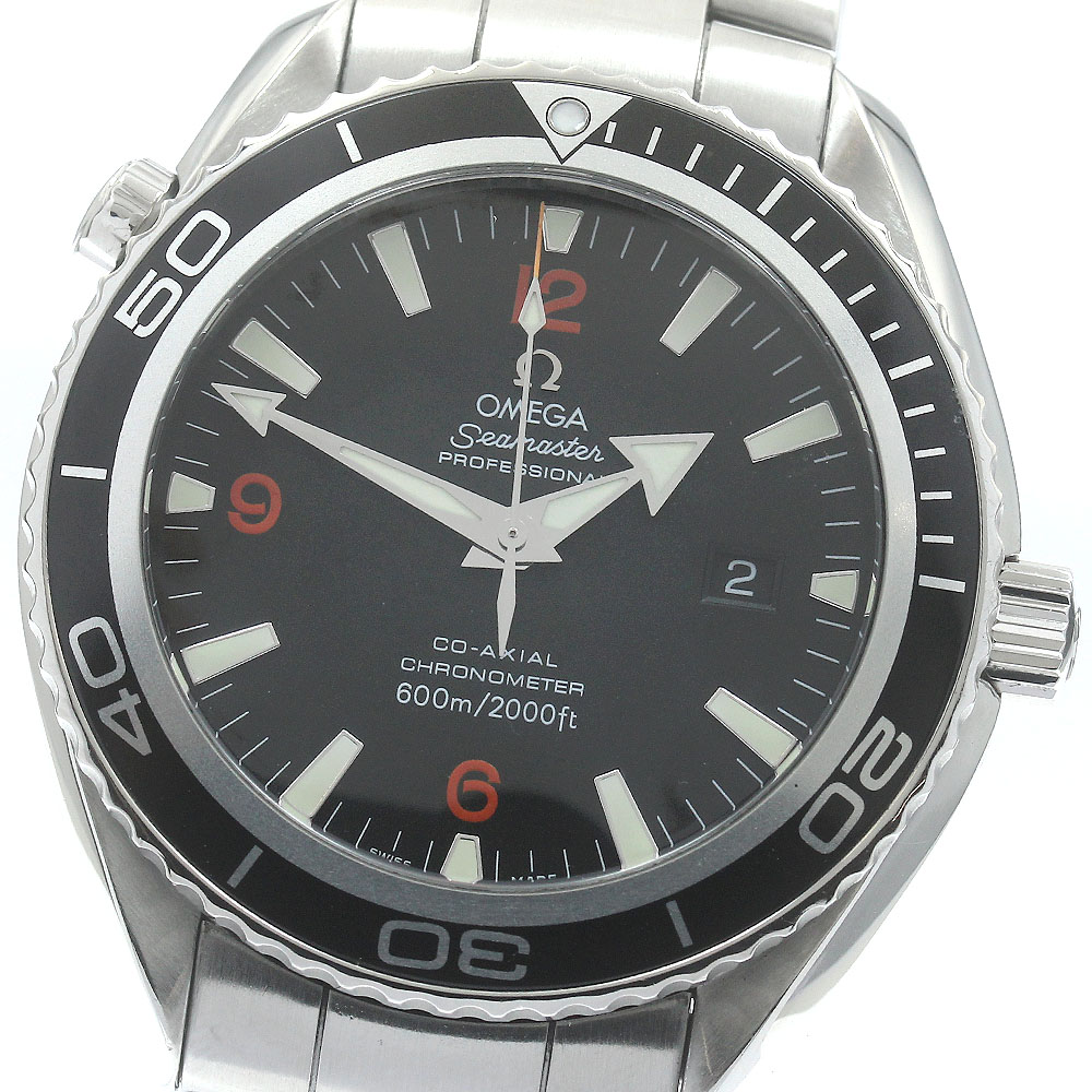オメガ OMEGA 2200.51 シーマスター プラネットオーシャン コーアクシャル デイト 自動巻き メンズ _877445【中古】