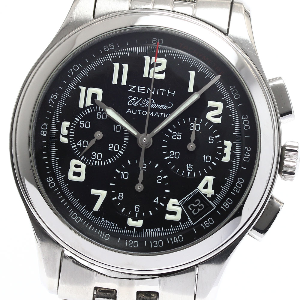 ゼニス ZENITH 03.0510.400/24.M510 クラス スポーツ エル プリメロ クロノグラフ 自動巻き メンズ _882706【ev15】【中古】 186,065円