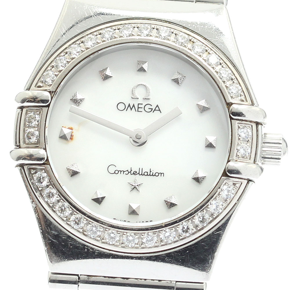 オメガ OMEGA 1465.71 コンステレーション ダイヤベゼル クォーツ レディース _893887【中古】