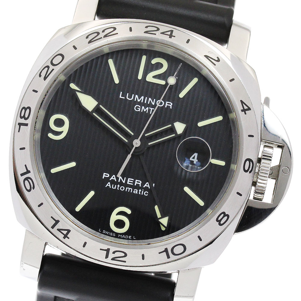 パネライ PANERAI PAM00029 ルミノール GMT デイト 自動巻き メンズ 保証書付き_894657【中古】