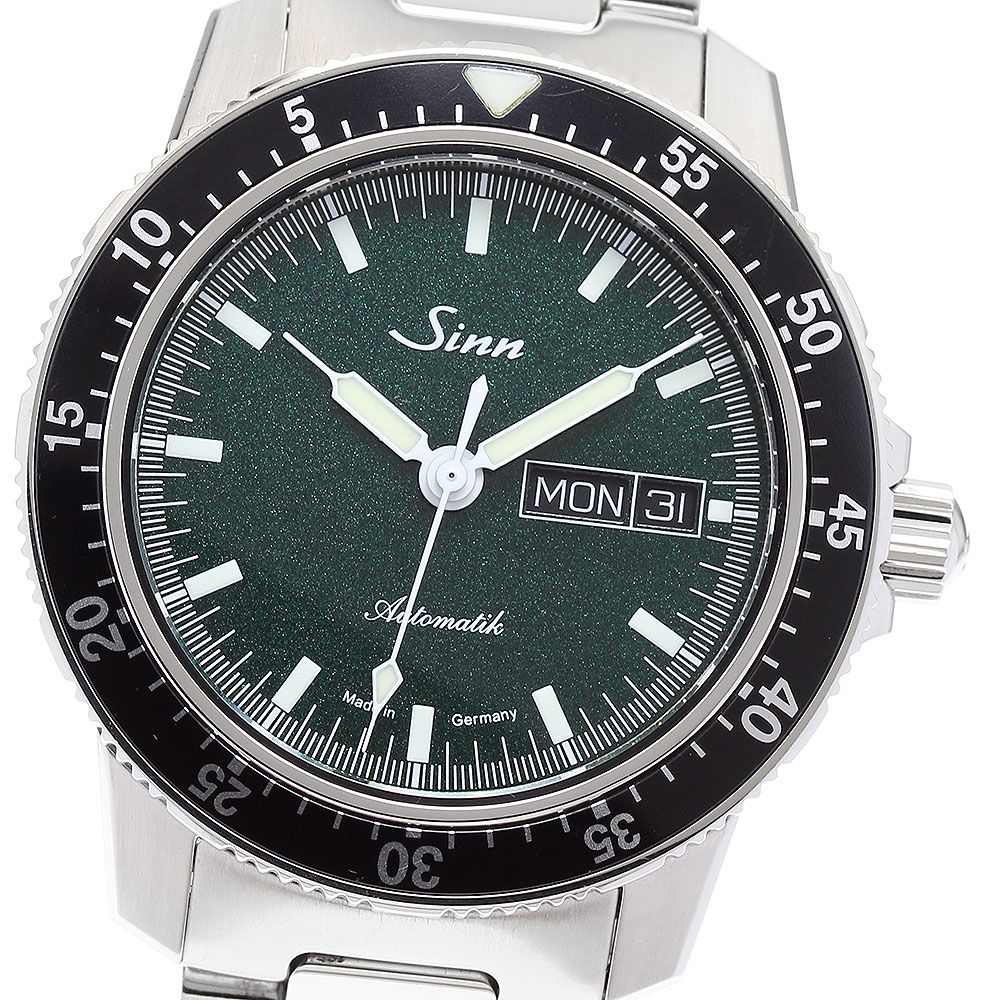 ジン Sinn 104.ST.SA.IG 104 デイデイト 自動巻き メンズ _890649【ev15】【中古】|CLOSER