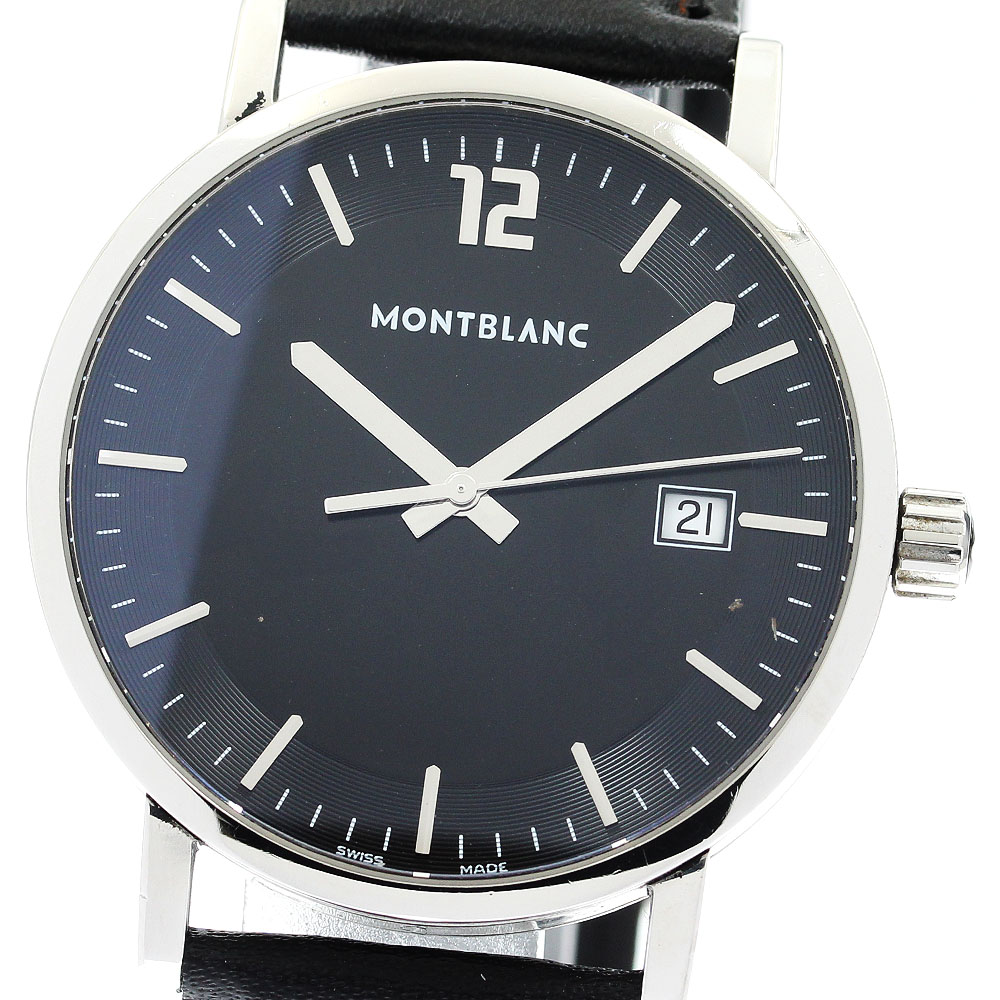 モンブラン　サメット　デイト　メンズ腕時計　稼働品　純正ベルト 楽天市場】☆内箱付き【MONTBLANC】モンブラン サメット デイト