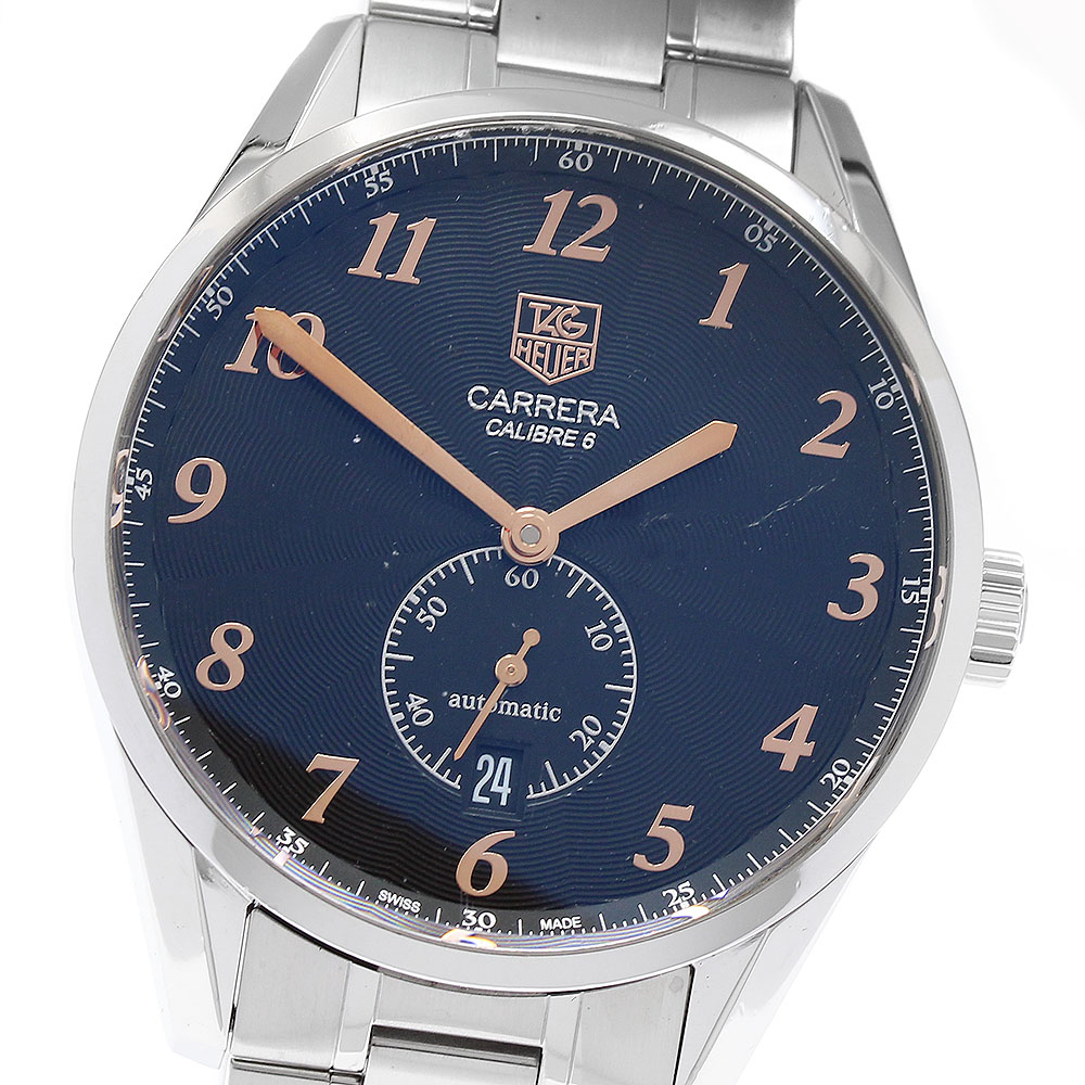 タグホイヤー TAG HEUER WAS2114 カレラ ヘリテージ キャリバー6 デイト 自動巻き メンズ _890660【ev20】【中古】