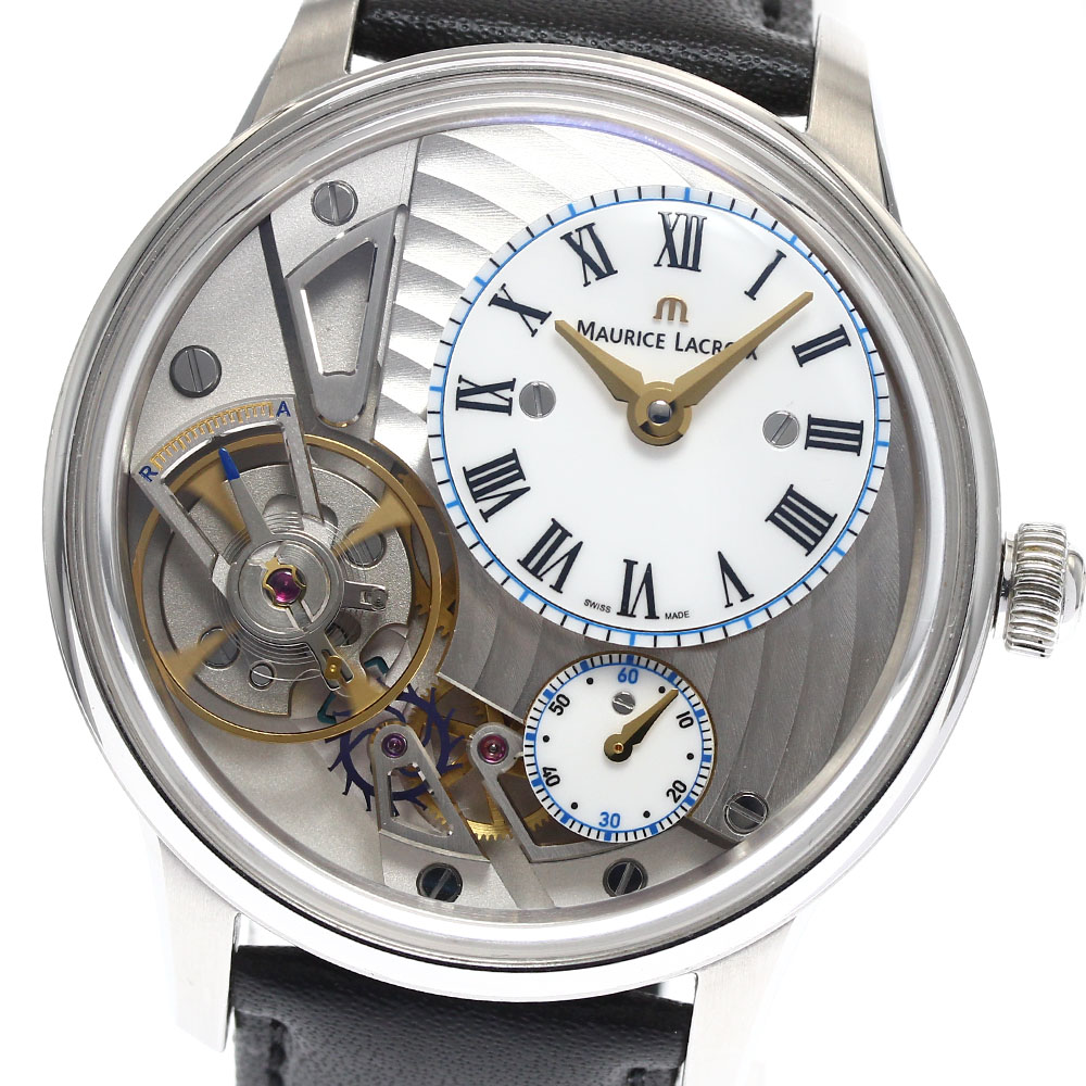 モーリスラクロア MAURICE LACROIX MP6118-SS001-112 マスターピース グラビティ 創業40周年記念限定 自動巻き メンズ 箱・保証書付_889667【中古】