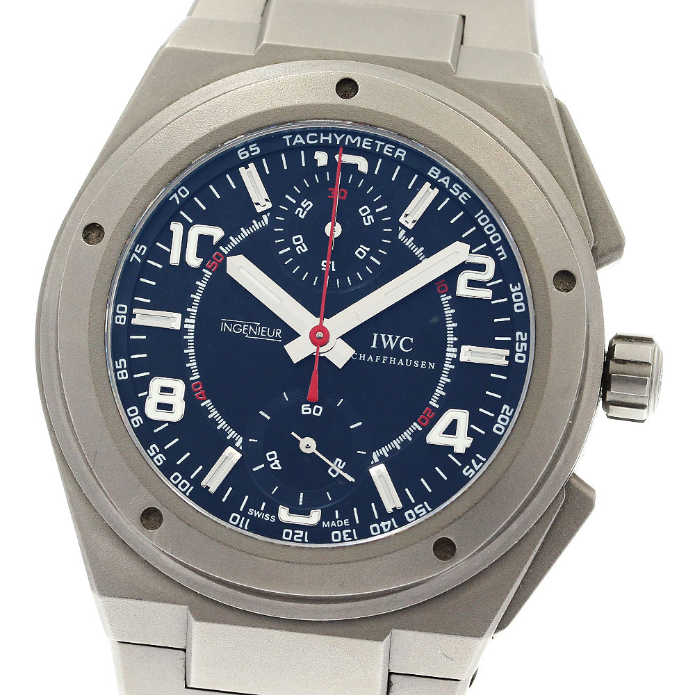 【楽天市場】IWC IWC SCHAFFHAUSEN IW372503 インヂュニア クロノグラフ 自動巻き メンズ 保証書付き_891965 ...
