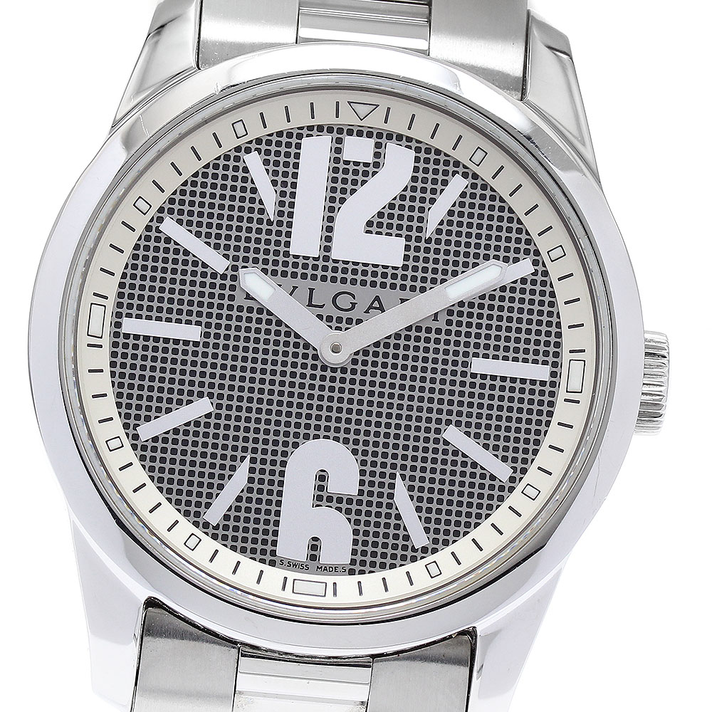 【極美品・OH済・稼働品】 ブルガリ BVLGARI ソロテンポ ST37S 楽天市場】BVLGARI ブルガリ ソロテンポ ST30BSSD ST30S【磨き済/電池