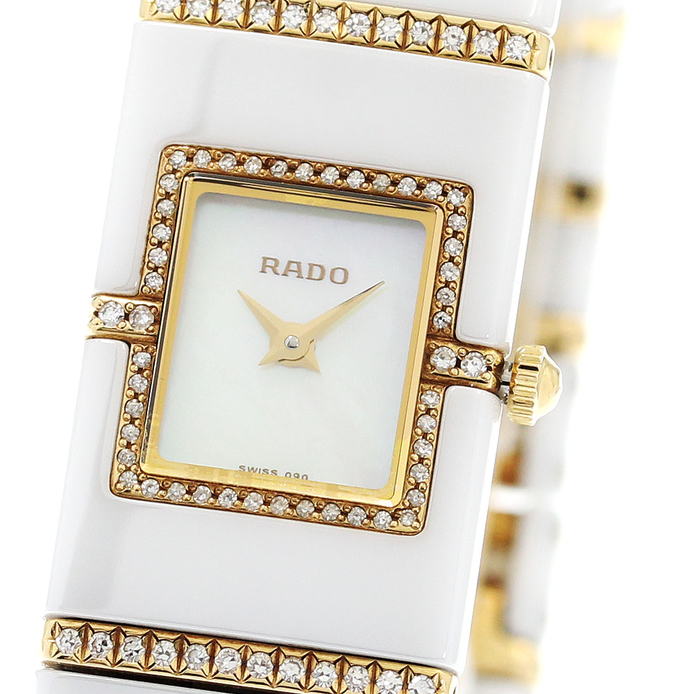 楽天市場】☆美品【RADO】ラドー ダイヤスター セラミック 2Pダイヤ