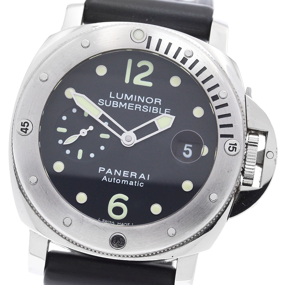 パネライ PANERAI PAM00024 ルミノール サブマーシブル スモールセコンド 自動巻き メンズ 箱・保証書付き_891787【中古】