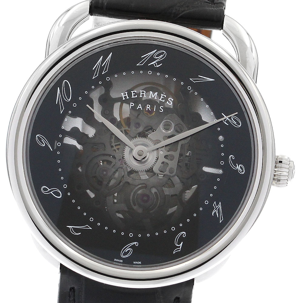 エルメス HERMES アルソー AR6.410 □P刻印 自動巻 仕上/OH済 HERMES エルメス 腕時計 アルソー AR6.410 ステンレス