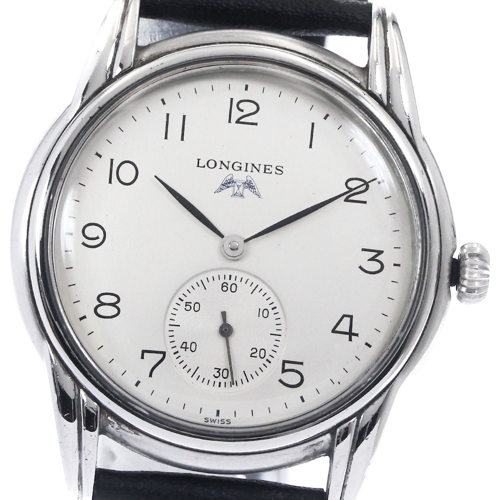 LONGINES 腕時計 ホワイトダイヤル　スモールセコンド 楽天市場】ロンジン LONGINES L4.659.2 スモールセコンド Cal