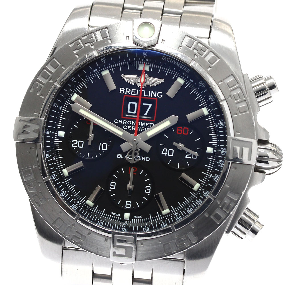 ブライトリング BREITLING A44360 クロノマット ブラックバード デイト クロノグラフ 自動巻き メンズ _892185【中古】