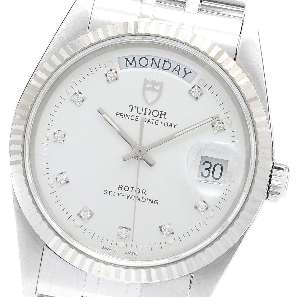 チュードル TUDOR 76214 プリンス デイトデイ 10Pダイヤ 自動巻き メンズ _893681【中古】|CLOSER