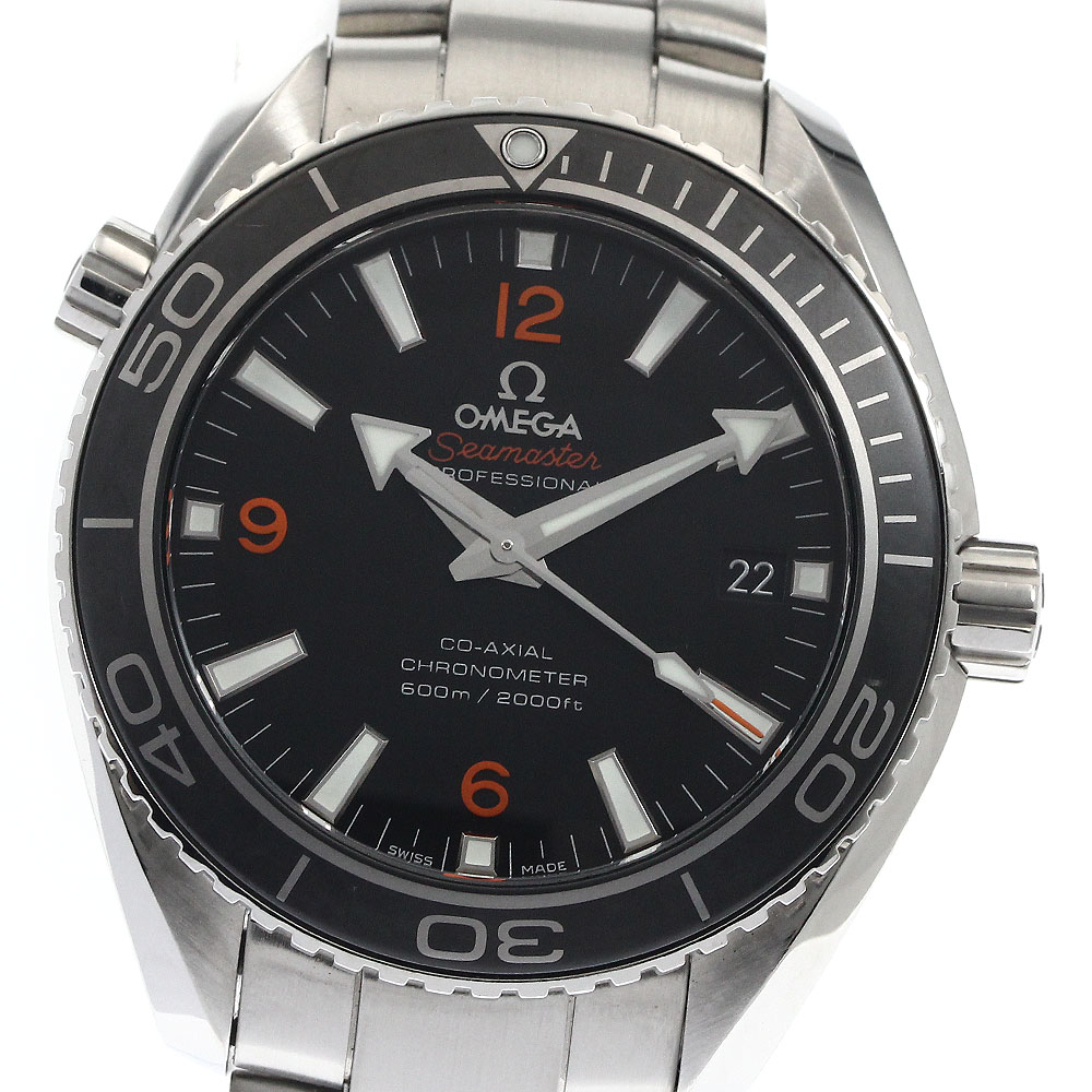 オメガ OMEGA 232.30.42.21.01.003 シーマスター プラネットオーシャン 600M デイト 自動巻き メンズ 美品 保証書付き_895553【中古】