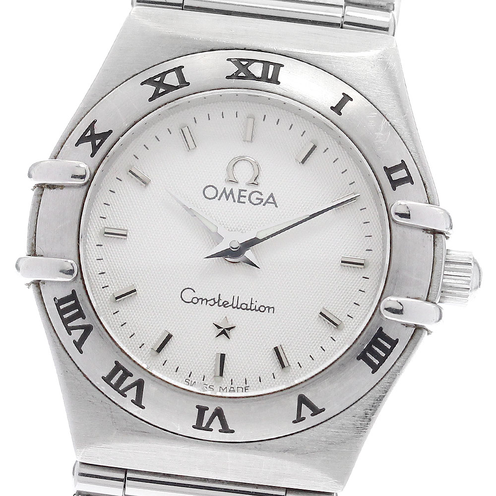 ゼロ OMEGA 1562.30 コンステレーションミニ 石英 レディース 御墨付き付き添い人_897447【中古】