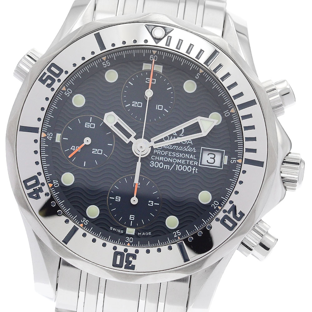 オメガ 自動巻き 腕時計 ダークグレー 楽天市場】【OMEGA】オメガ シーマスター300 クロノグラフ デイト