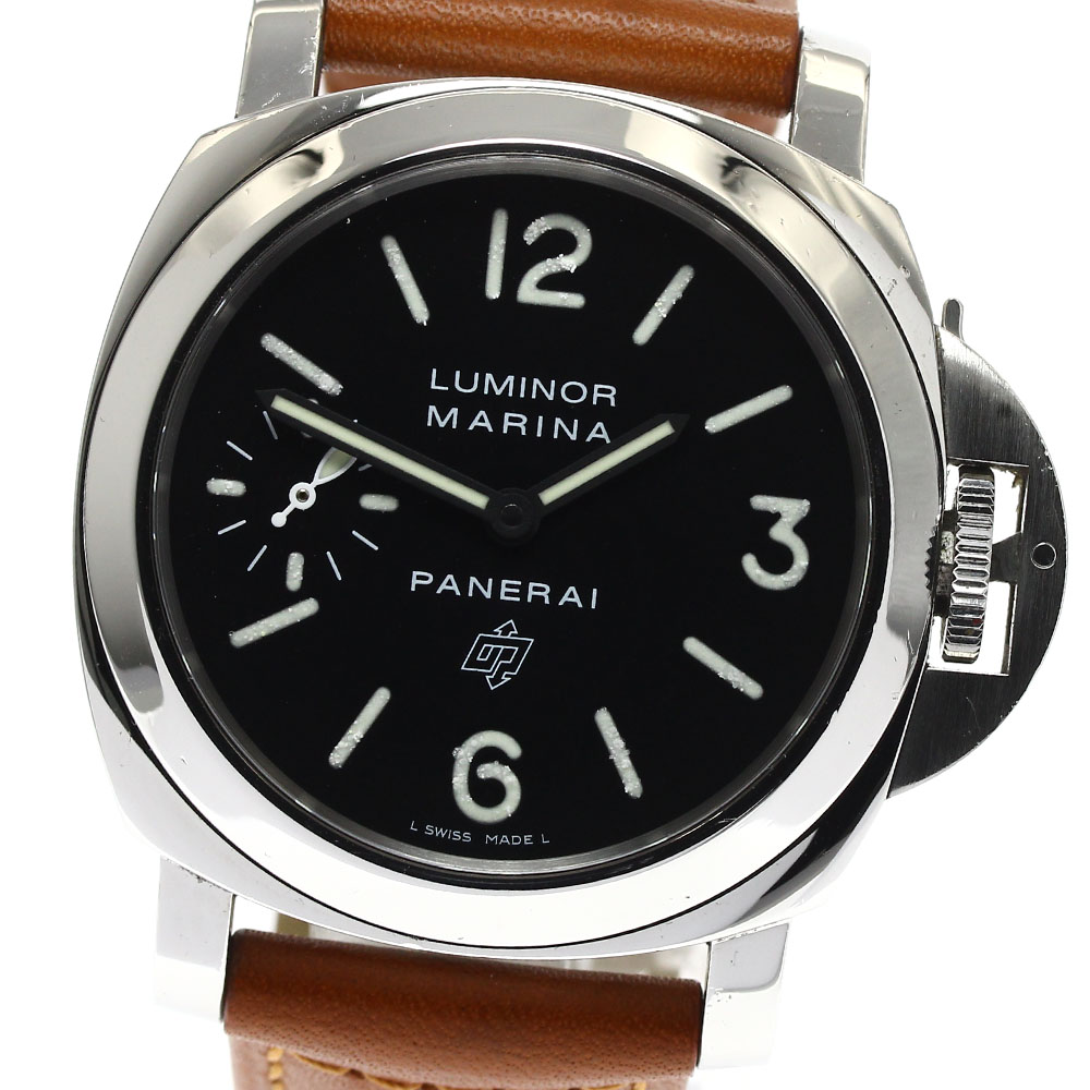 パネライ PANERAI PAM00005 ルミノールマリーナ スモールセコンド 手巻き メンズ 箱・保証書付き_878217【中古】