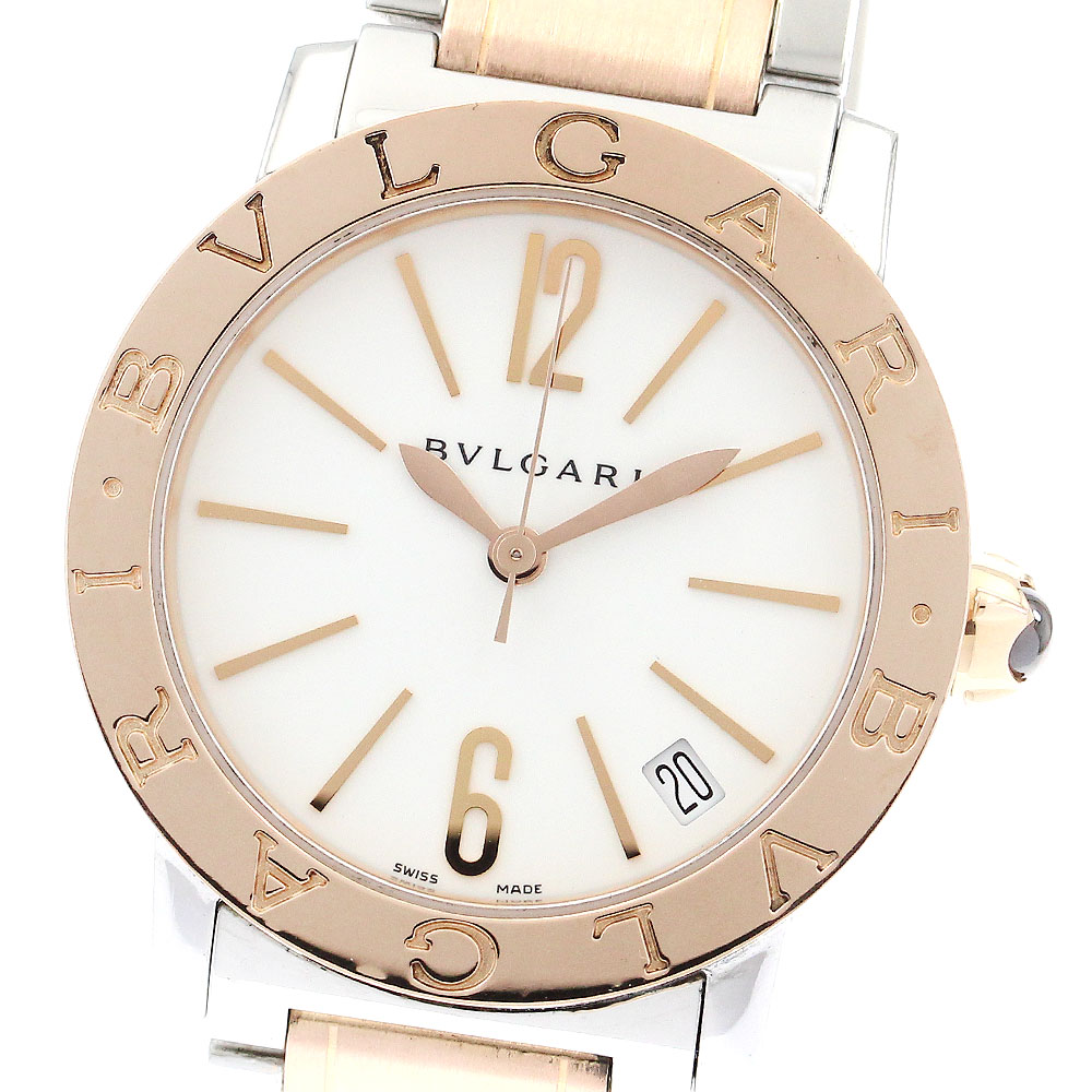 ブル小峡谷 BVLGARI BBLP33SG ブルガリブルガリ デイト 自動小銃一巻き ボーイズ _896038【中古】