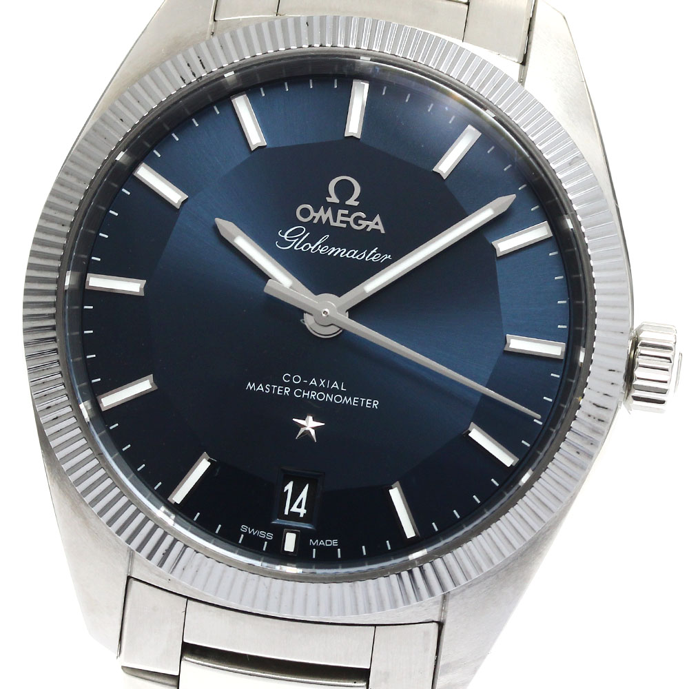 オメガ OMEGA 130.30.39.21.03.001 グローブマスター デイト 自動巻き メンズ 良品 保証書付き_899079【中古】