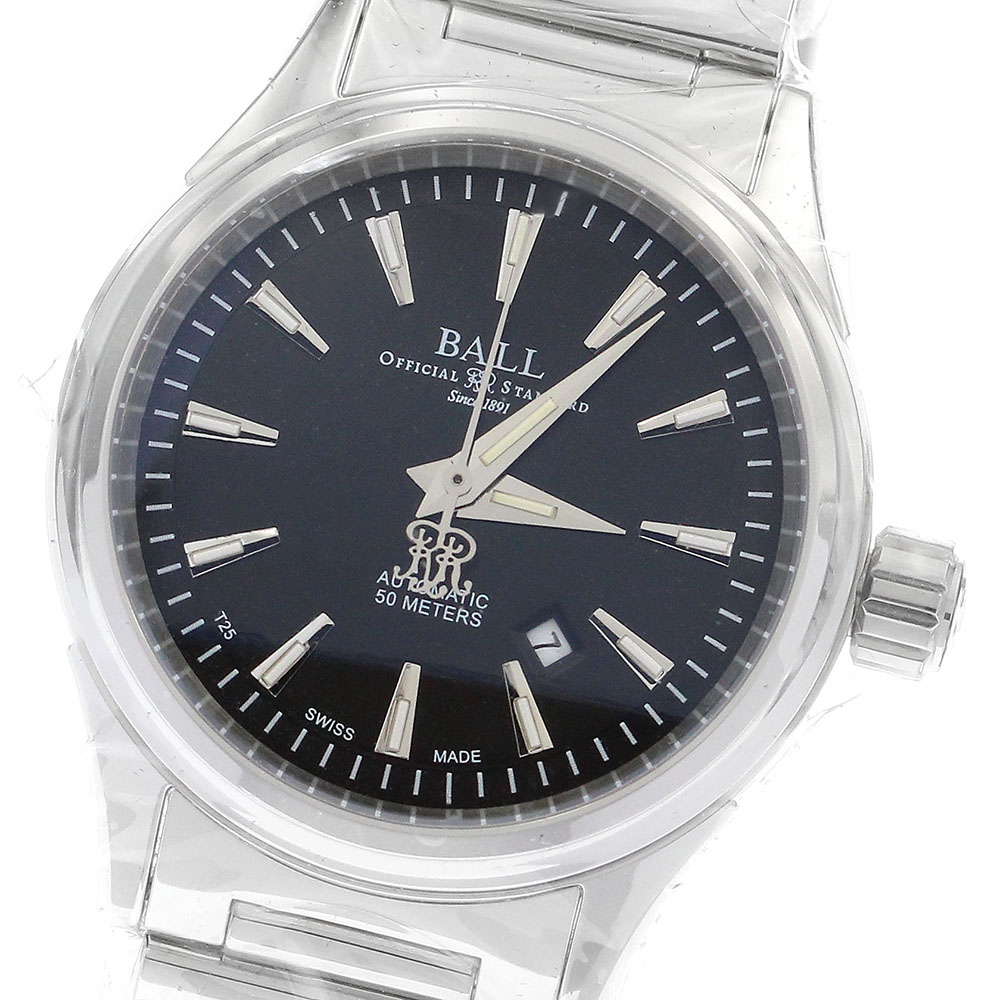 ボールウォッチ BALLWATCH NL2098C-S3J-BK ストークマン ヴィクトリー レディス デイト 自動巻き レディース 未使用品 保証書付き_899244【ev20】【中古】