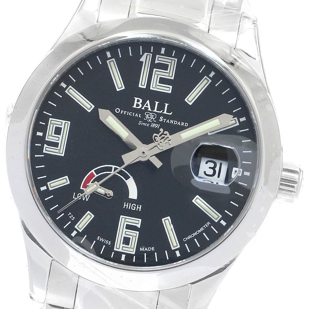 ボールウォッチ BALLWATCH PM9026C-SCJ-BK パイオニア パワーリザーブ 自動巻き メンズ 未使用品 保証書付き_899249【ev15】【中古】|CLOSER