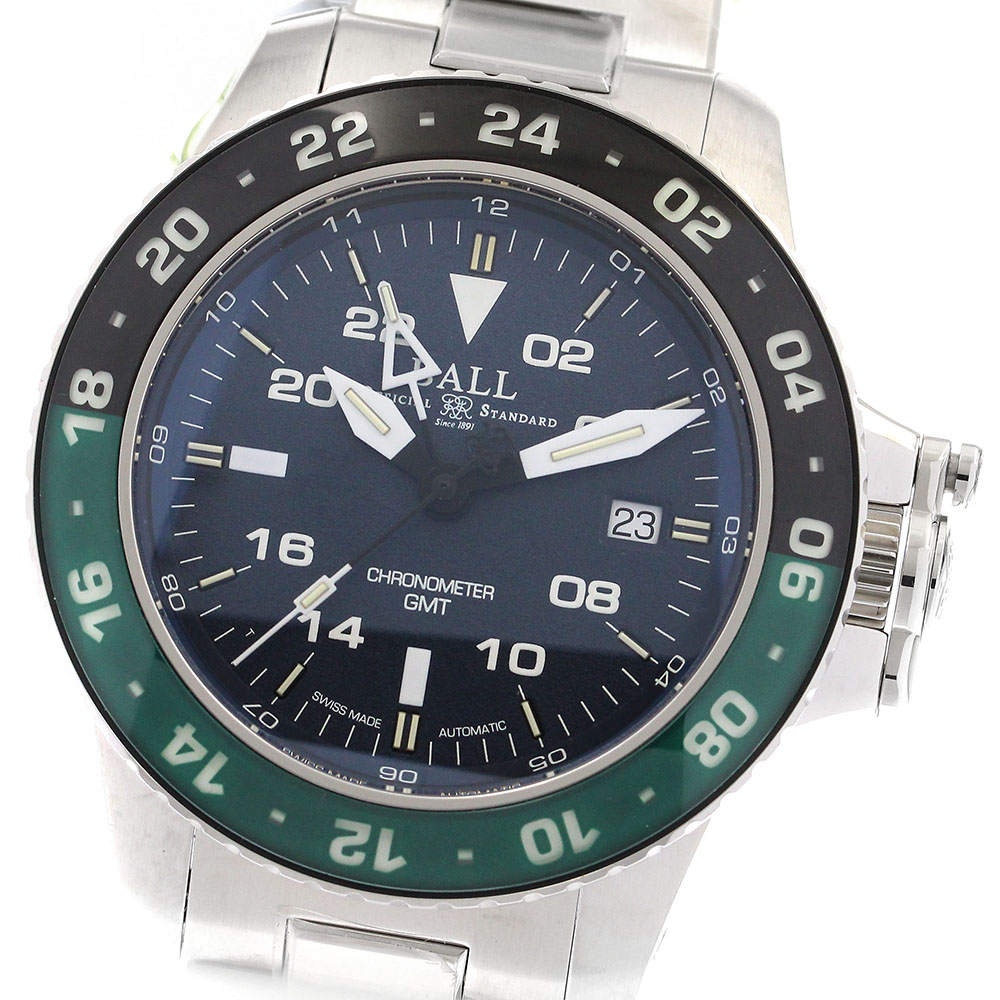 ボールウォッチ BALLWATCH DG2018C-S11C-BE 科学技術者 ハイドロ炭素 エアロ GMT 2 デイト 自動小銃一巻き メンズ 未当て嵌める品 御墨付き付_899256【電子ボルト15】【中古】
