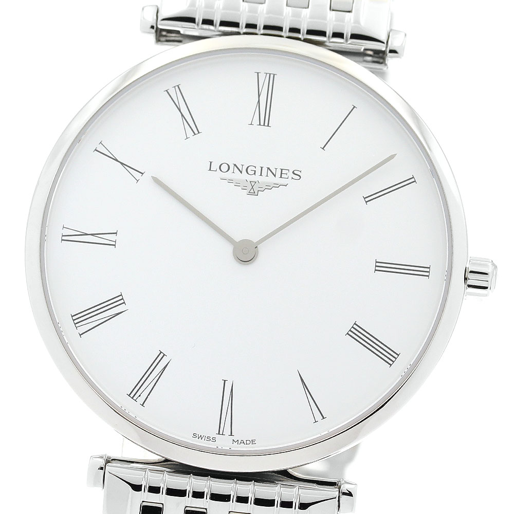 楽天市場】ロンジン L5.636.2 メンズ 腕時計 ラウンド SS/GP クォーツ