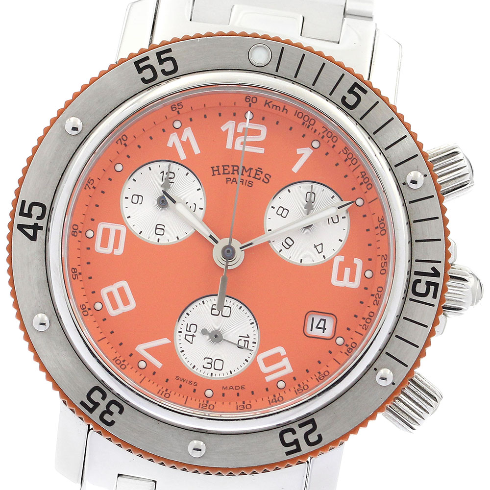 楽天市場】エルメス HERMES CL2.316 クリッパーダイバー クロノ デイト