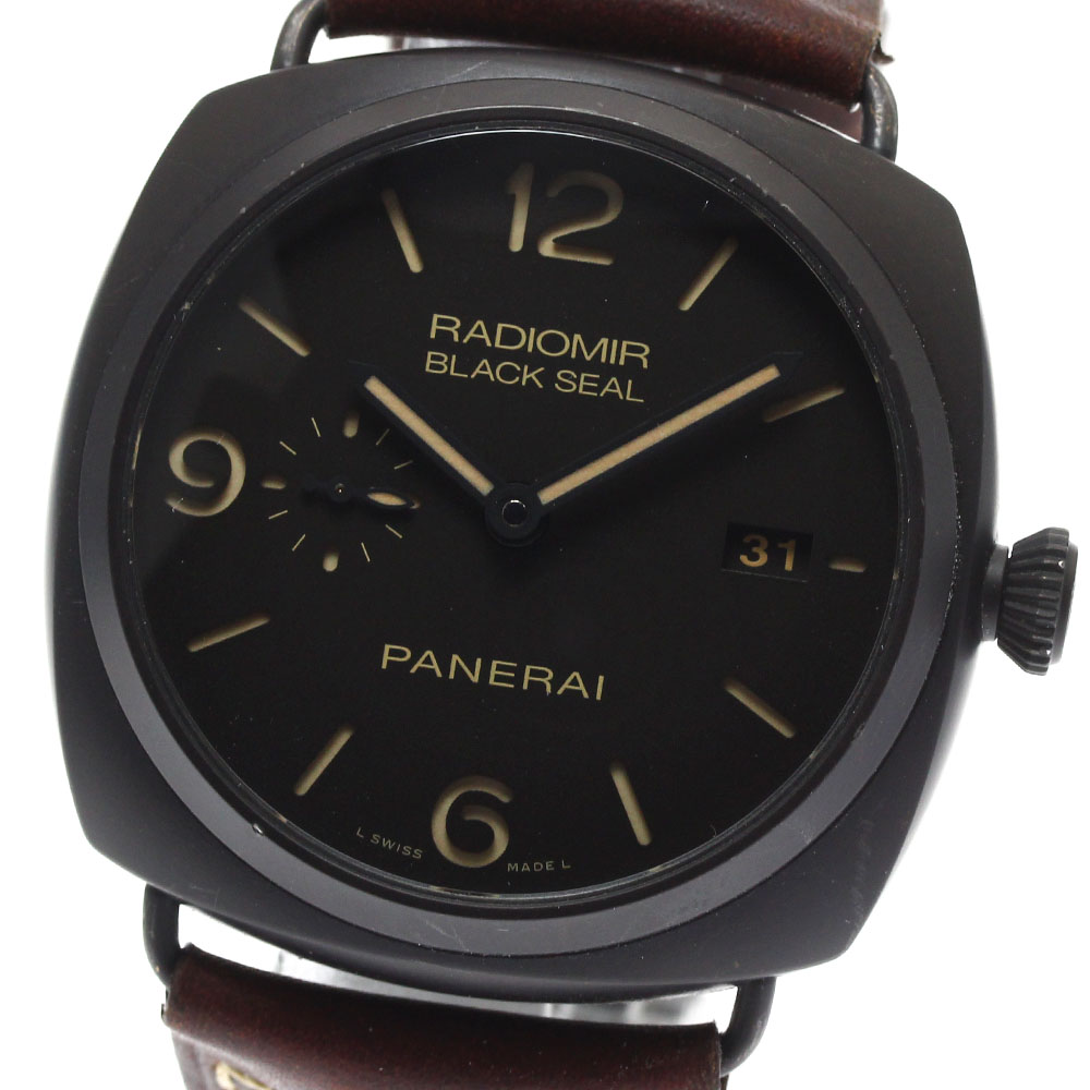 パネライ PANERAI PAM00505 ラジオミール コンポジット ブラックシール 3DAYS 自動巻き メンズ _899136【中古】|CLOSER