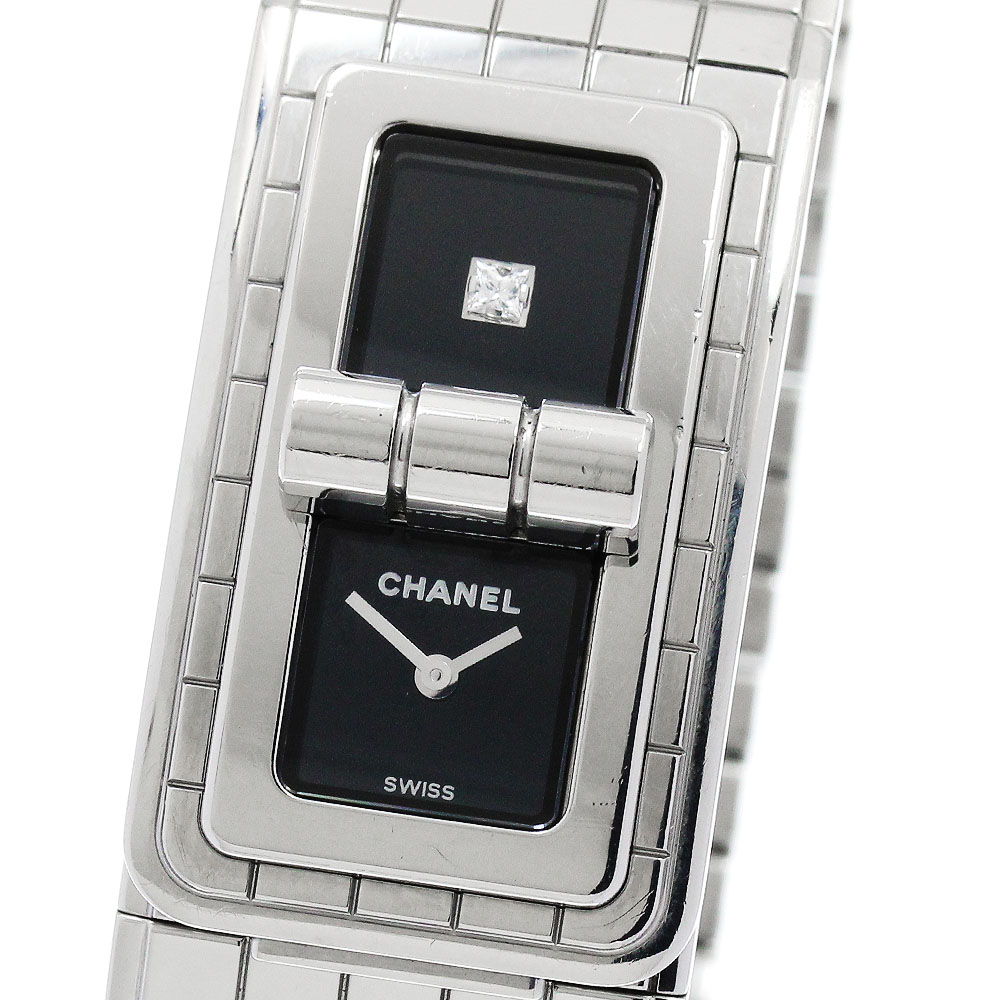 シャネル CHANEL H5144 コード ココ 1Pダイヤ クォーツ レディース _894930【ev10】【中古】