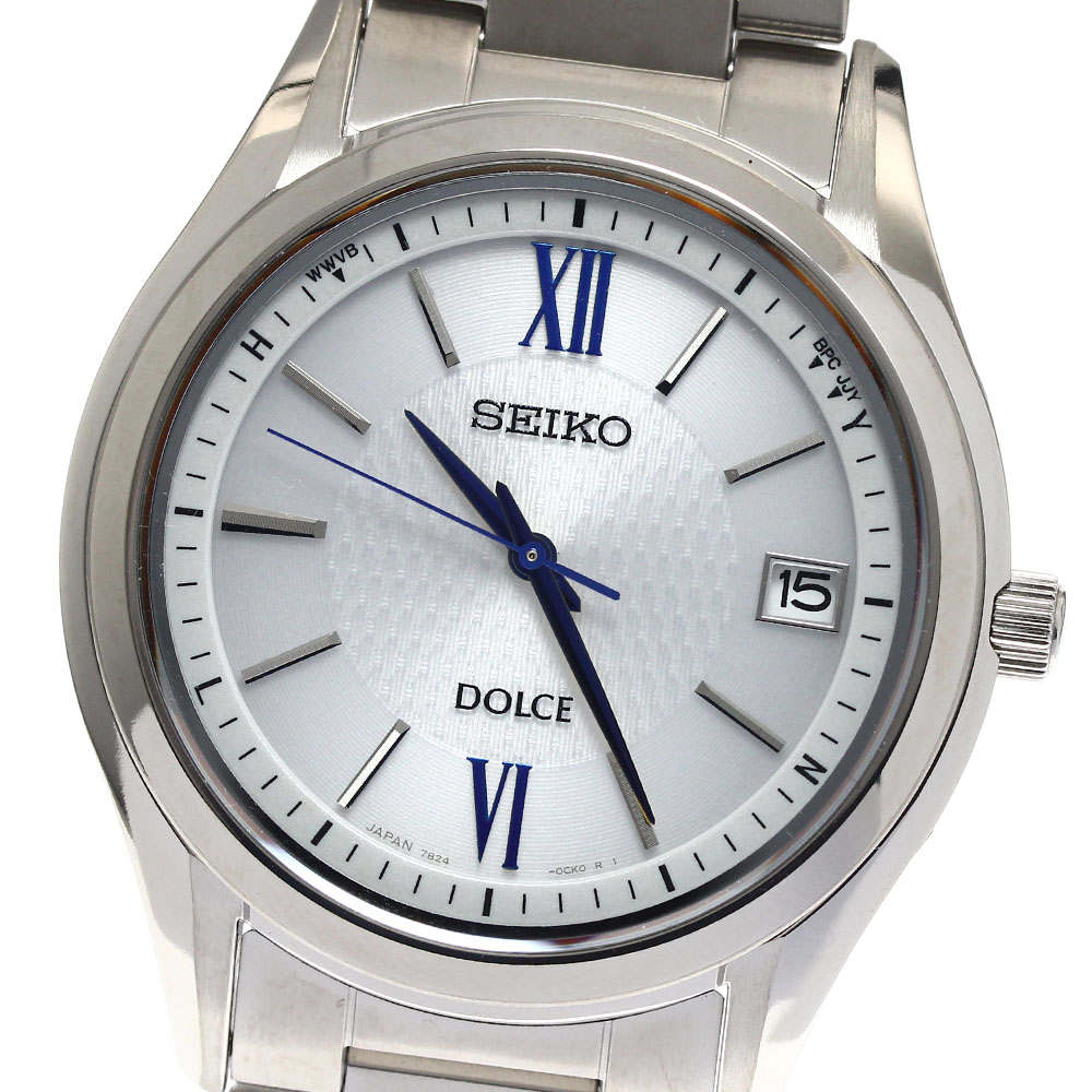 セイコードルチェソーラー 楽天市場】☆極美品【SEIKO】セイコー ドルチェ デイト SADZ078