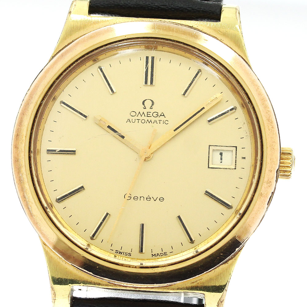 楽天市場】オメガ ジュネーブ チューラーWネーム OH済 1970年頃