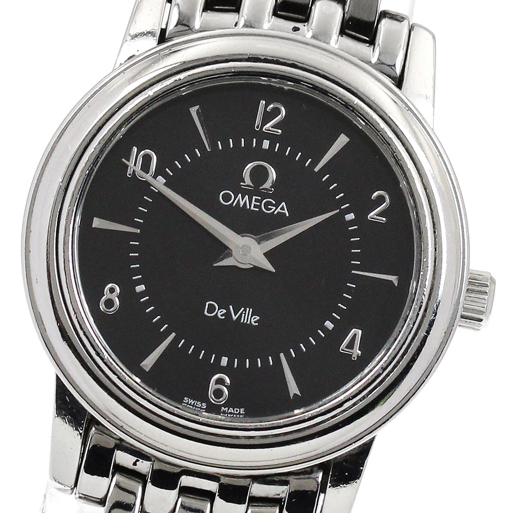 オメガ OMEGA 4570.50 デビル プレステージ クォーツ レディース _894783【ev10】【中古】